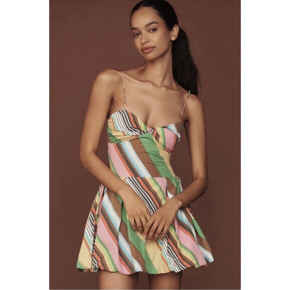 Anthropologie Dresses & Skirts - Anthropologie S/W/F Fitted Balloon Mini Dress Sz Lg La Fiesta